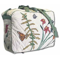 Wildflower overnite tote bag 18"x 6"x 12"