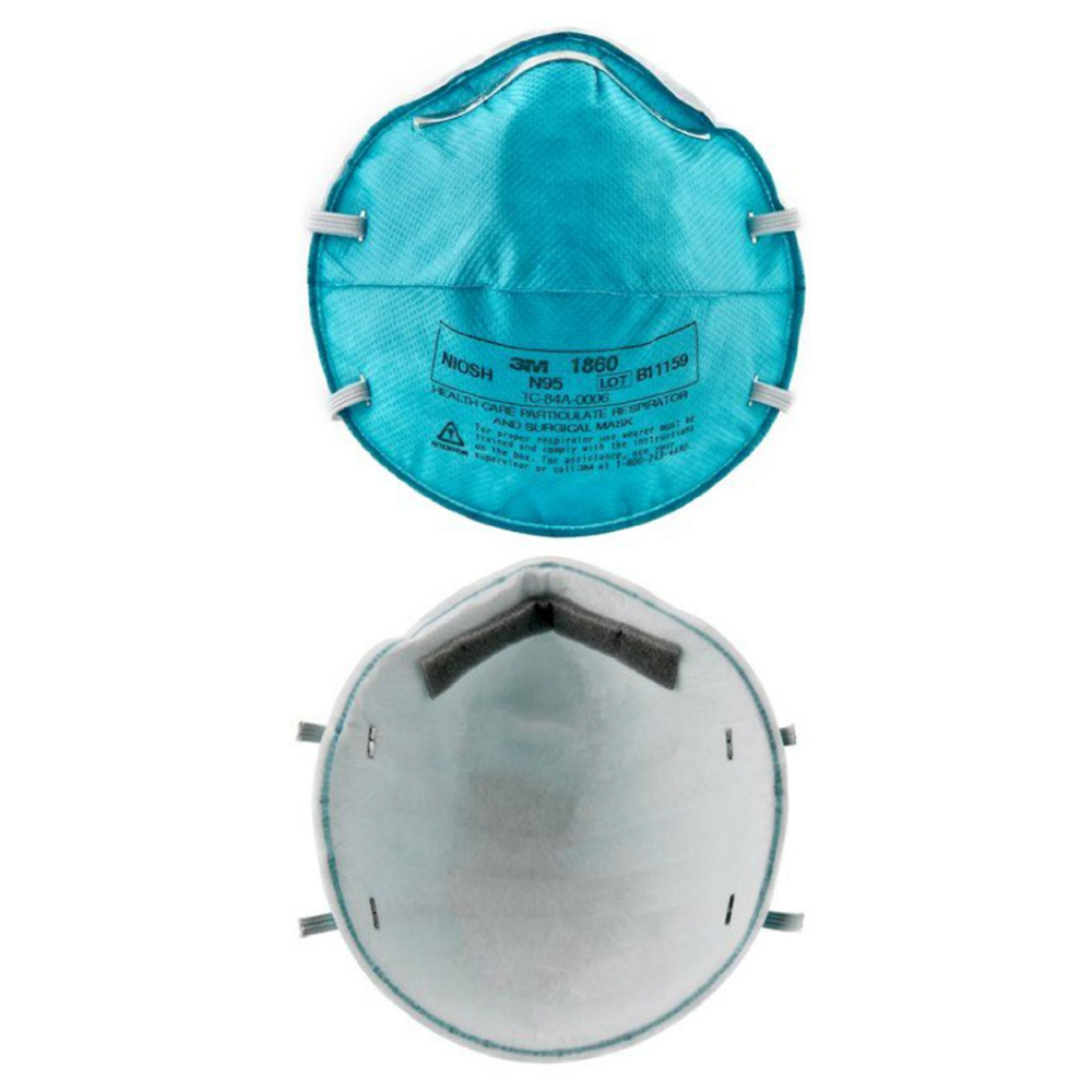 3M Respirator Mask, N95 Model# 1860, Set of 10 Pieces 3M Respirator Mask, N95 Model# 1860, Set of 10 Pieces