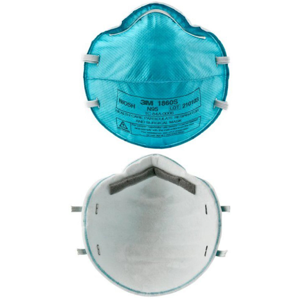 3M Respirator Mask, N95 Model# 1860S, Case Pack of 120 Pieces 3M Respirator Mask, N95 Model# 1860S, Case Pack of 120 Pieces