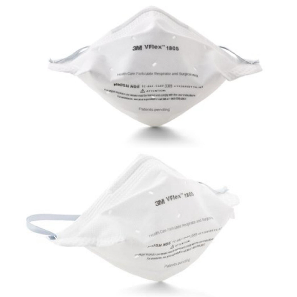 3M Respirator Mask, N95 Model# 1805, Set of 10 Pieces 3M Respirator Mask, N95 Model# 1805, Set of 10 Pieces