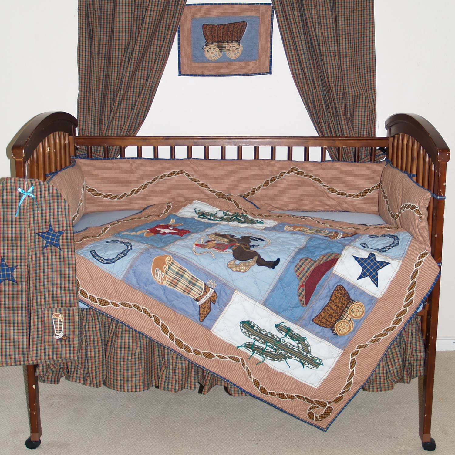 Cowboy Crib Set 6 Pieces