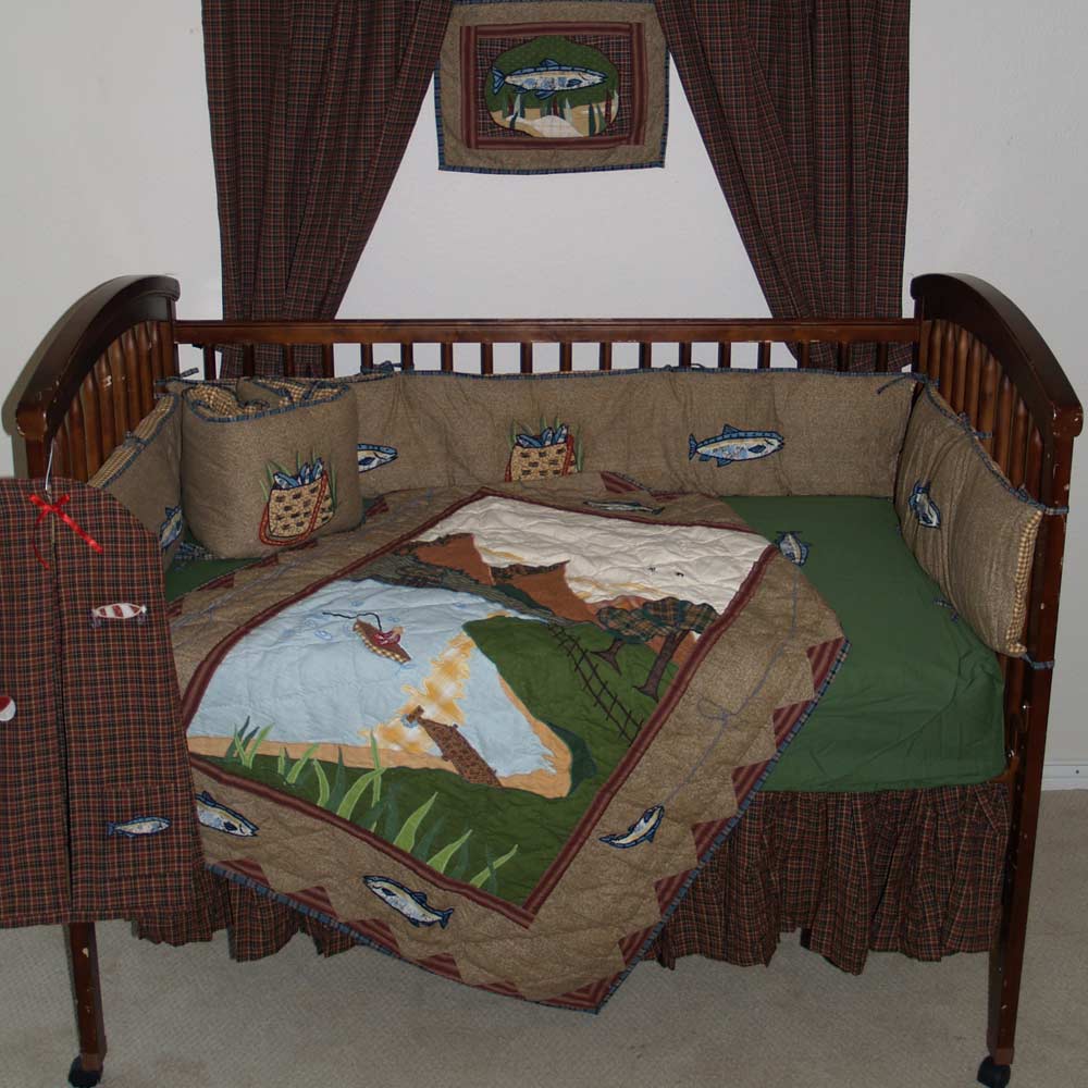 Gone Fishing set Crib Set 6 Pieces