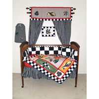 Racecar Crib Set 6 Pieces