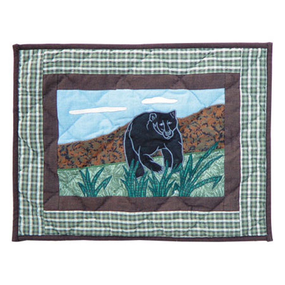 Bear Country Crib Pillow 12"W x 16"L