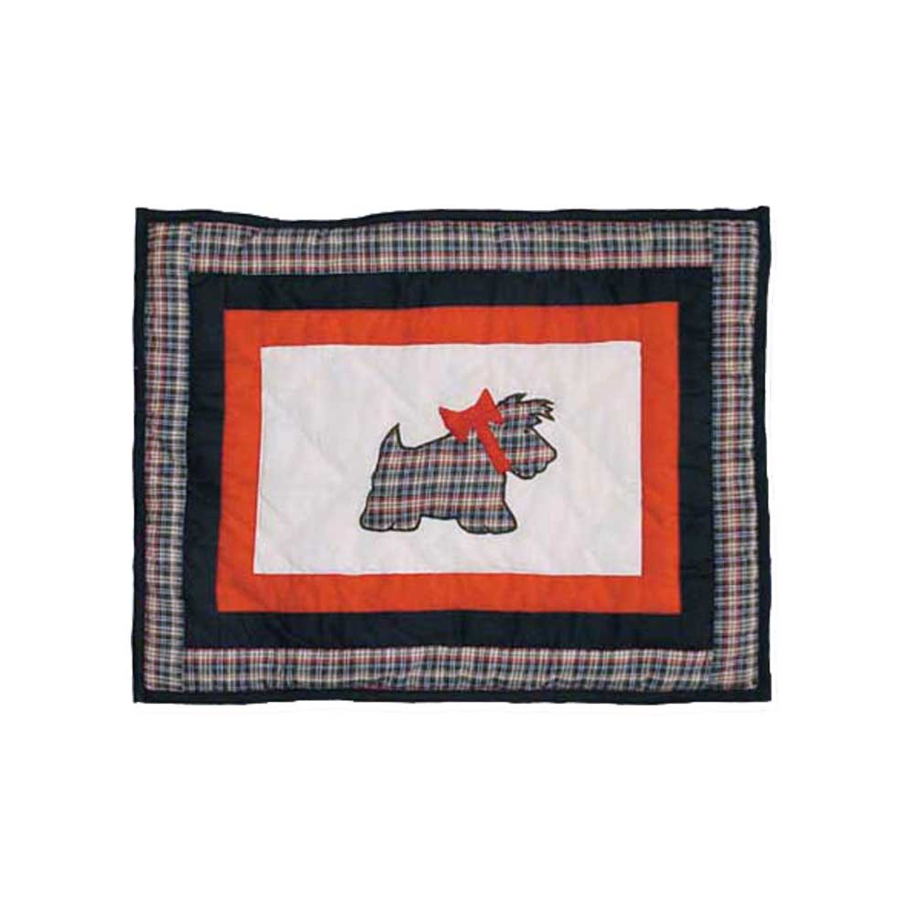 Scottie Crib Pillow 12"W x 16"L