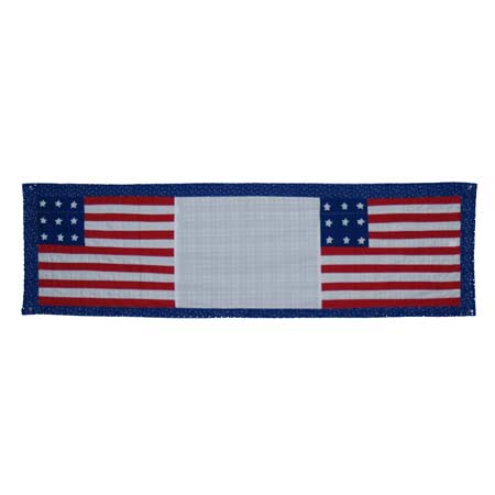 Flag Curtain Valance 54"W x 16"L