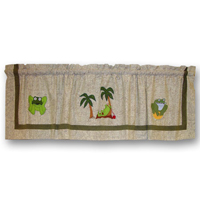 Hoppy Days Curtain Valance 54"W x 16"L