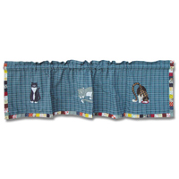 Kitty Cats Curtain Valance 54"W x 16"L