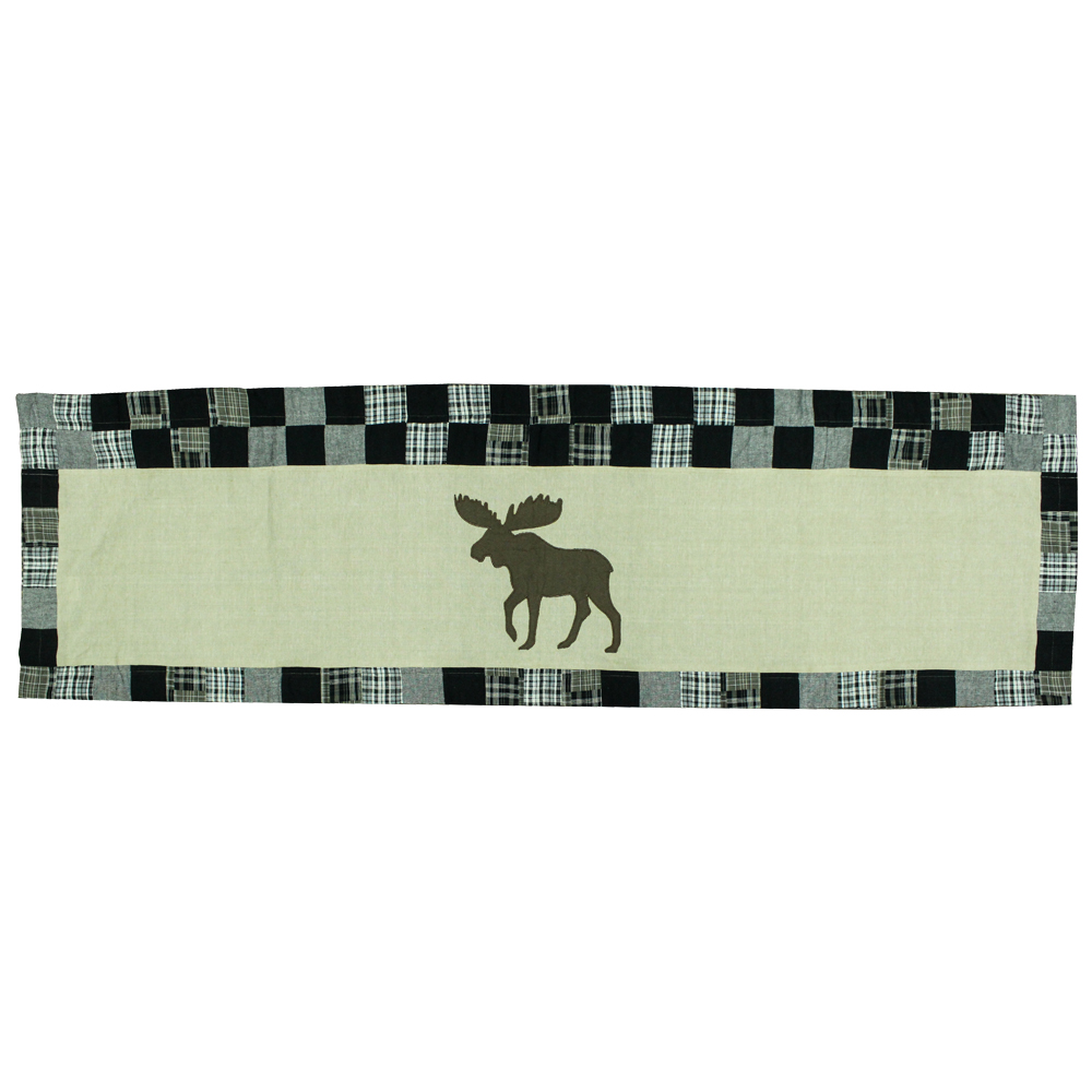 Moose Cabin Curtain Valance 54"W x 16"L