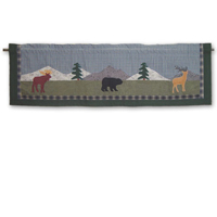 Northwoods Walk Curtain Valance 54"W x 16"L