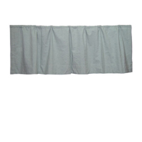 Light Green Hairline Stripe Curtain Valance 54"W x 16"L