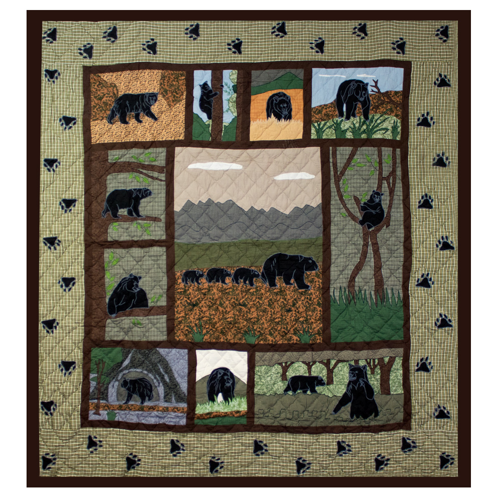 Bear Country Full Duvet Cover 76"W x 88"L