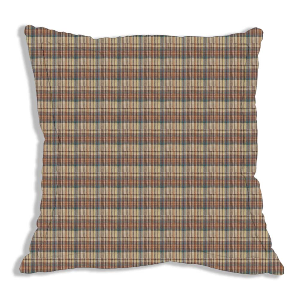 Green and Warm Brown Plaid 26"w x 26"l regular