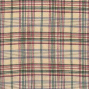 Cream plaid fabrics by the yard