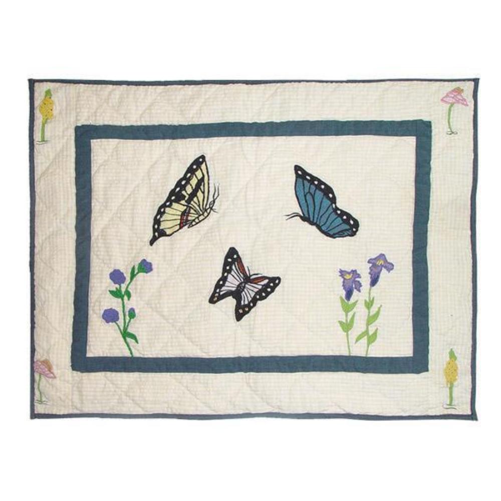 Butterfly Kisses King Sham 31"W x 21"L