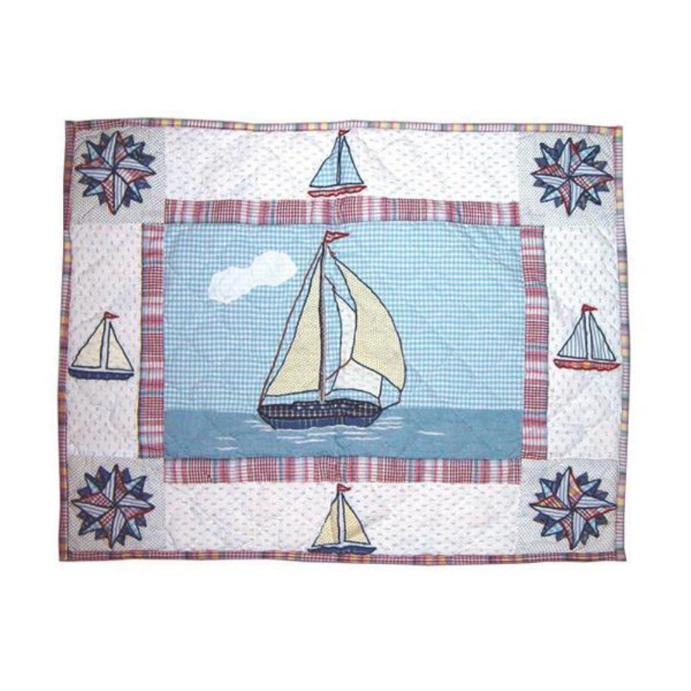 Nautical Drift king sham 31"w x 21"l