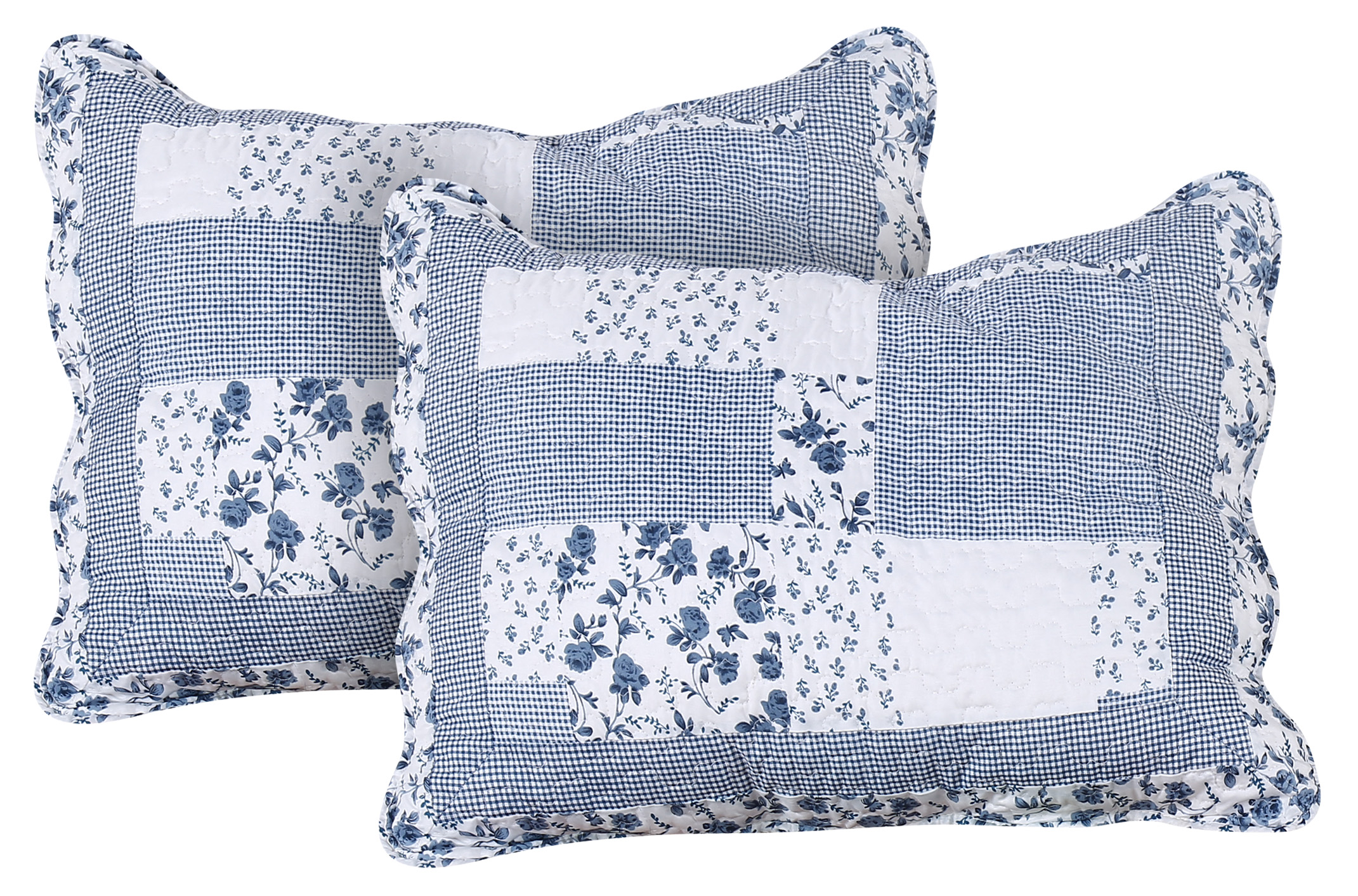 Periwinkle Dash King Shams set-2 pcs