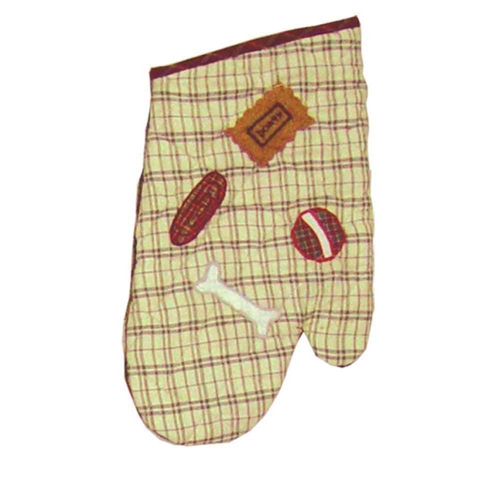 Black Lab Oven Mitt 7"W x 12"L