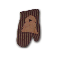 Golden Friends Oven Mitt 7"W x 12"L