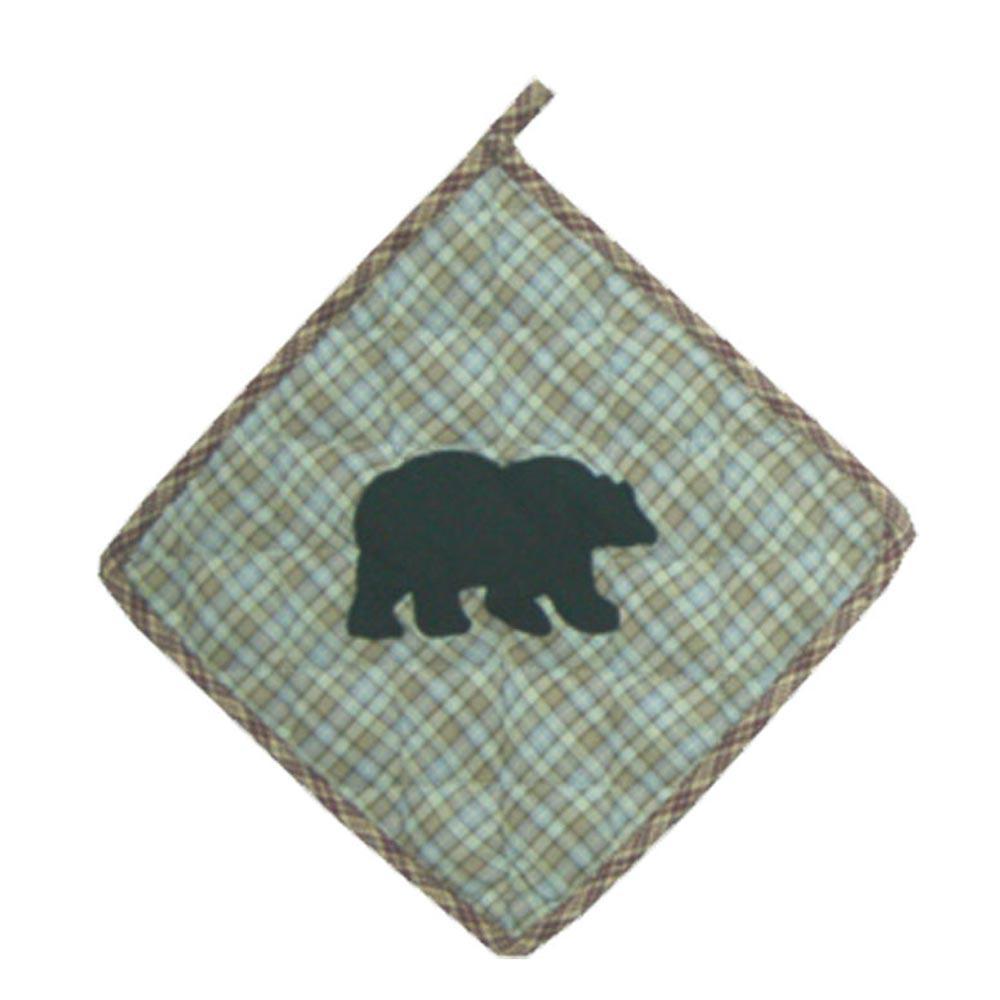 Bear's Paw Pot Holder 8"W x 8"L