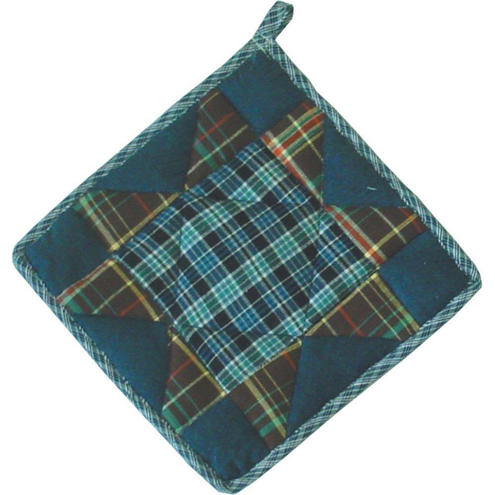 Denim Burst Pot Holder 8"W x 8"L