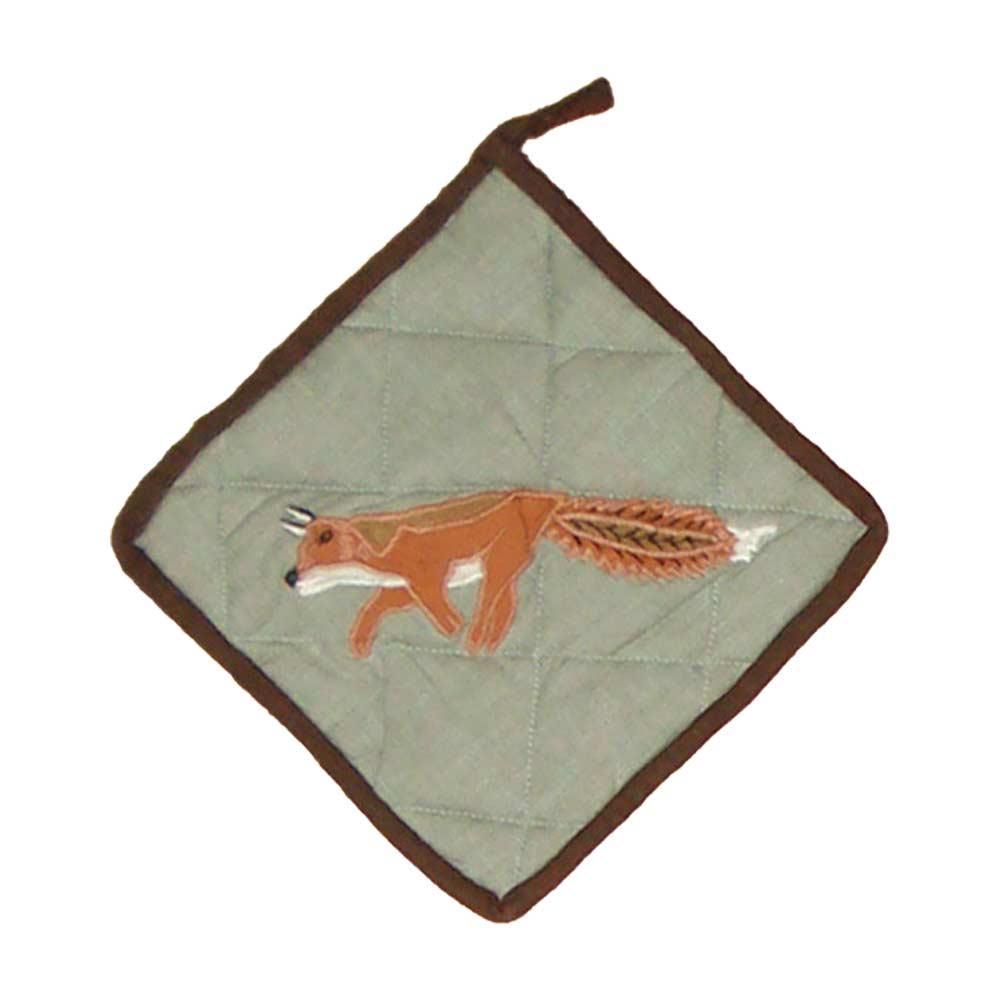 Fox Hunt Pot Holder 8"W x 8"L