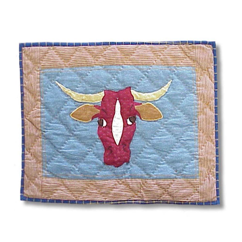 Cowboy long horn Place Mat 13"W x 19"L