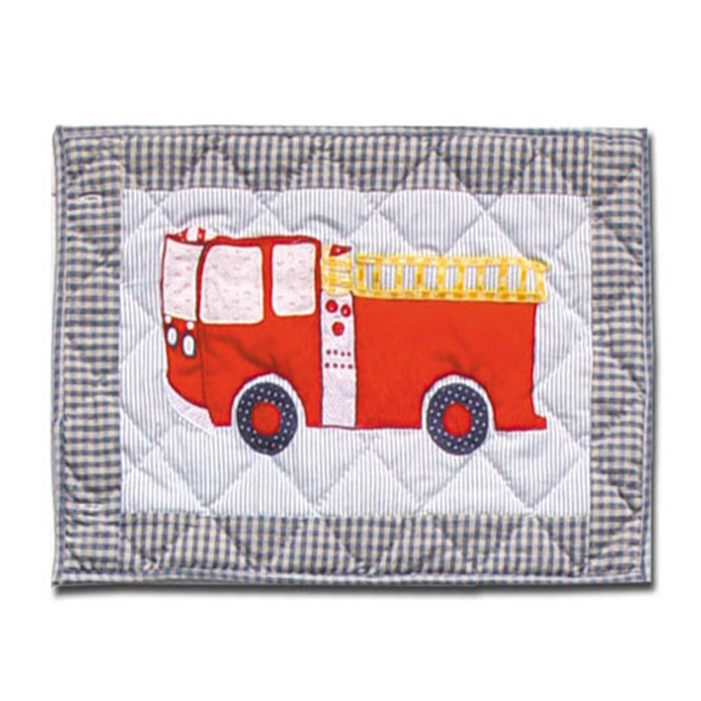 Fire Truck Place Mat 13"W x 19"L