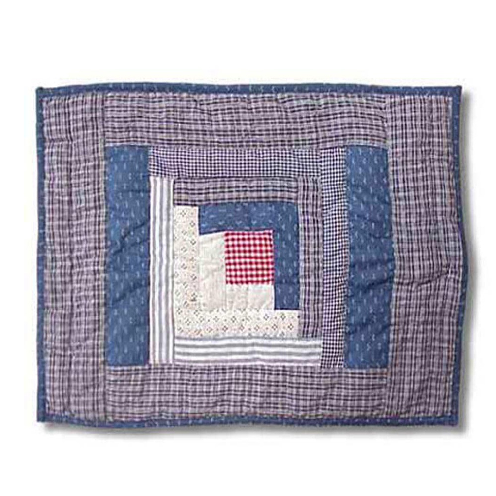 Sail Log Cabin Place Mat 13"W x 19"L