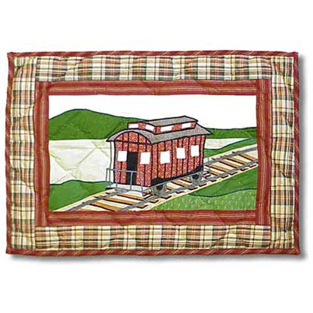 Train Place Mat 13"W x 19"L