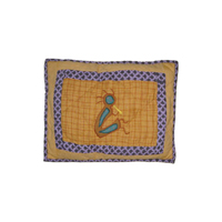 Kokopelli Crib Toss Pillow 12"w x 16"l