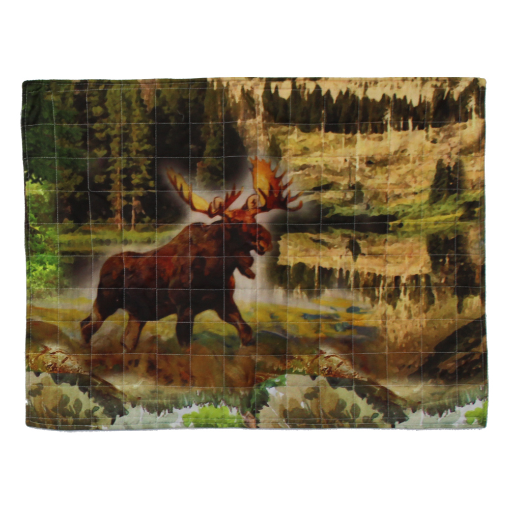 Wilderness Galore, Moose Pillow Sham 27"W x 21"L