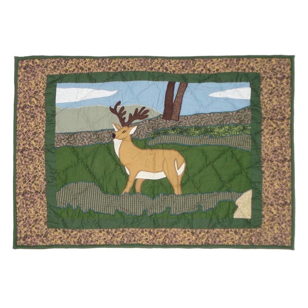 Wilderness Deer Pillow Sham 27"W x 21"L