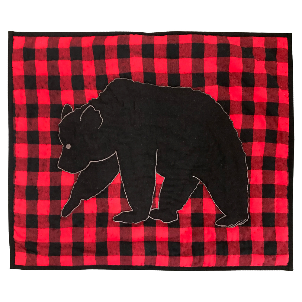 Bear Track Pillow Sham 27"W x 21"L