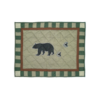 Bear Trail Pillow Sham 27"W x 21"L