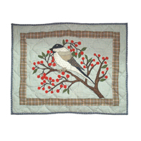 Songbirds Pillow Sham 27"W x 21"L