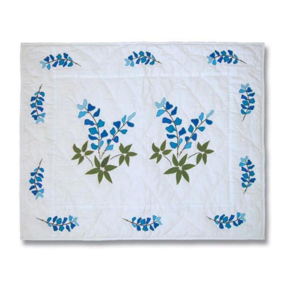 Blue Bonnets Pillow Sham 27"W x 21"L