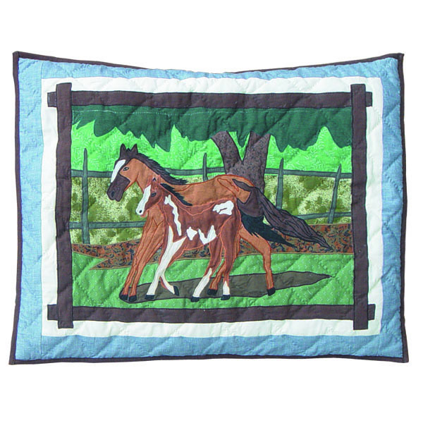 Horse Friends Pillow Sham 27"W x 21"L