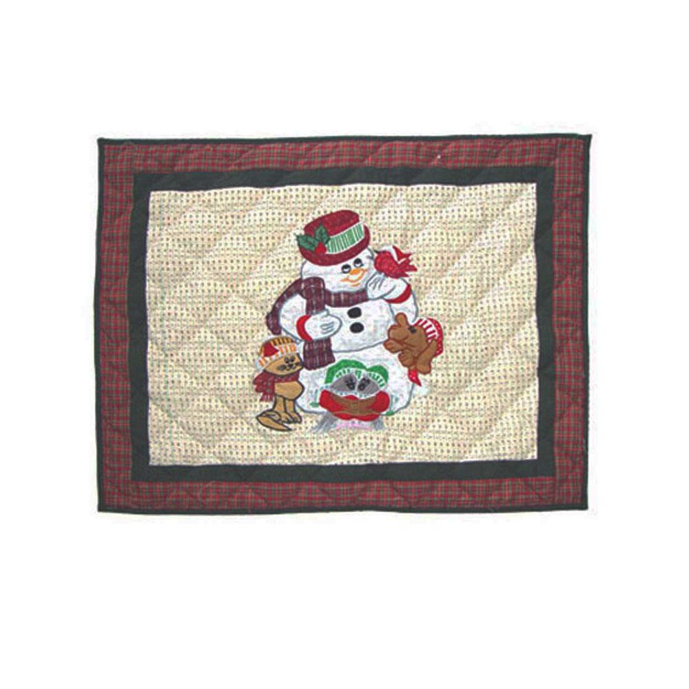 Jolly Snowmen Pillow Sham 27"W x 21"L