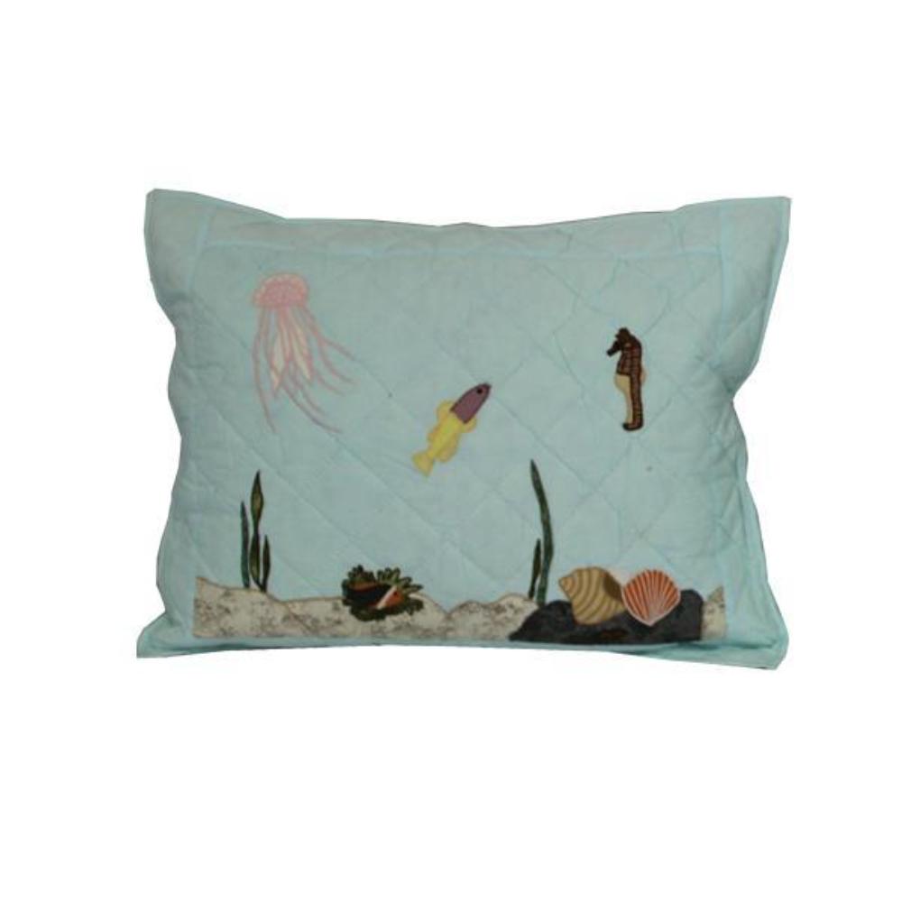 Underwater Haven Pillow Sham 27"W x 21"L