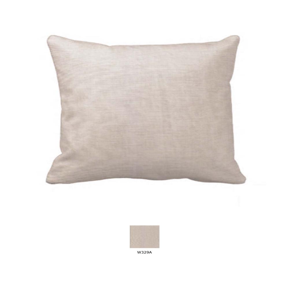 Eggshell White Linen Pillow Sham 27"W x 21"L