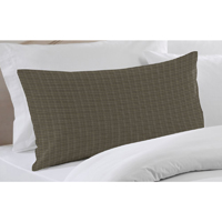 Sage Green Plaid plaid Pillow Sham 27"W x 21"L