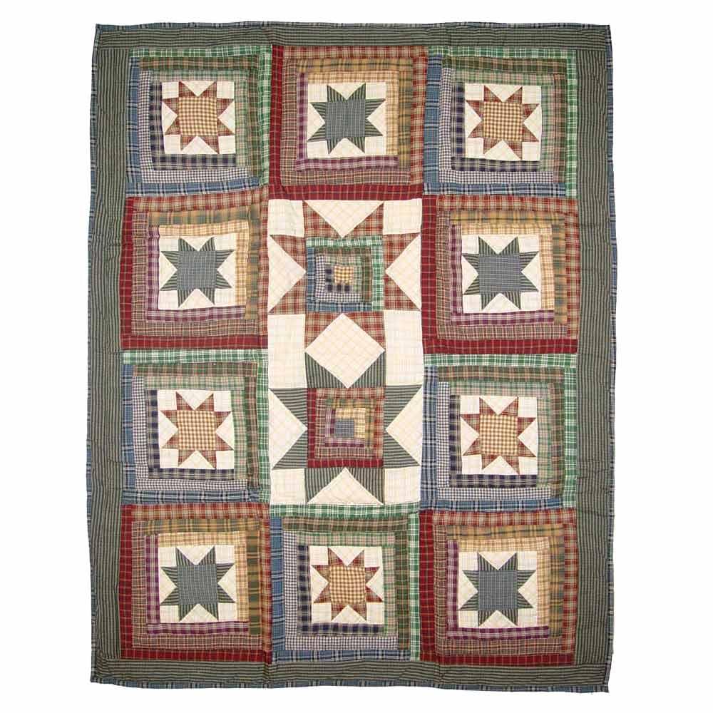 Cottage Star crib quilt 36"x 46"