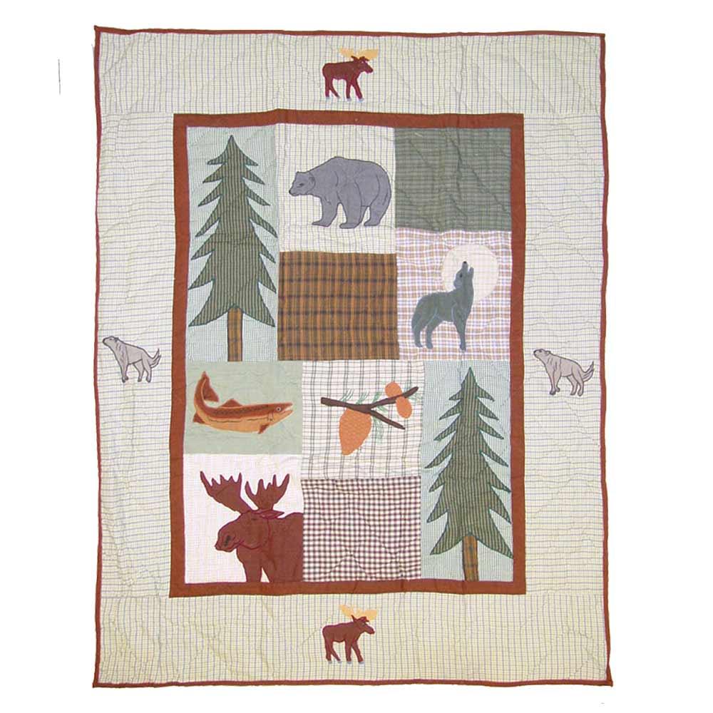 Mountain Whispers Crib Quilt 36"W x 46"L