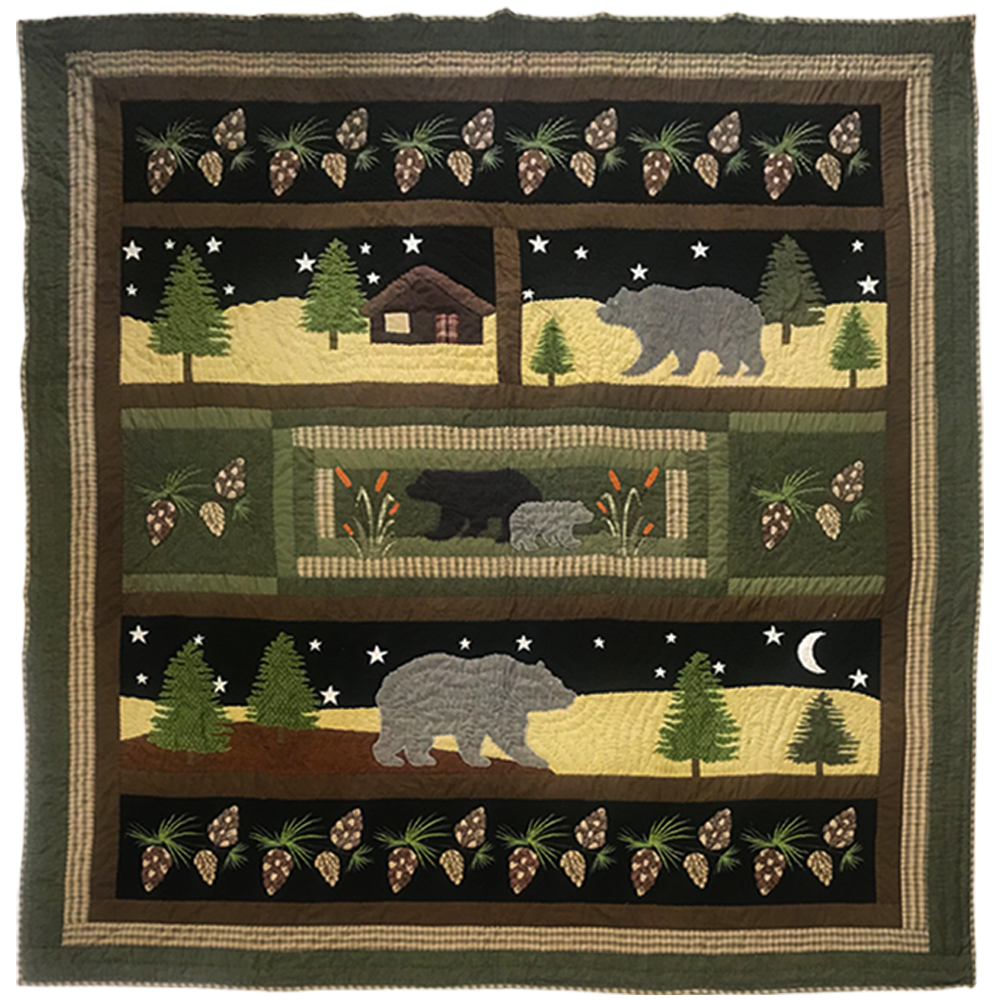 Black Forest  King Quilt 105"W x 95"L