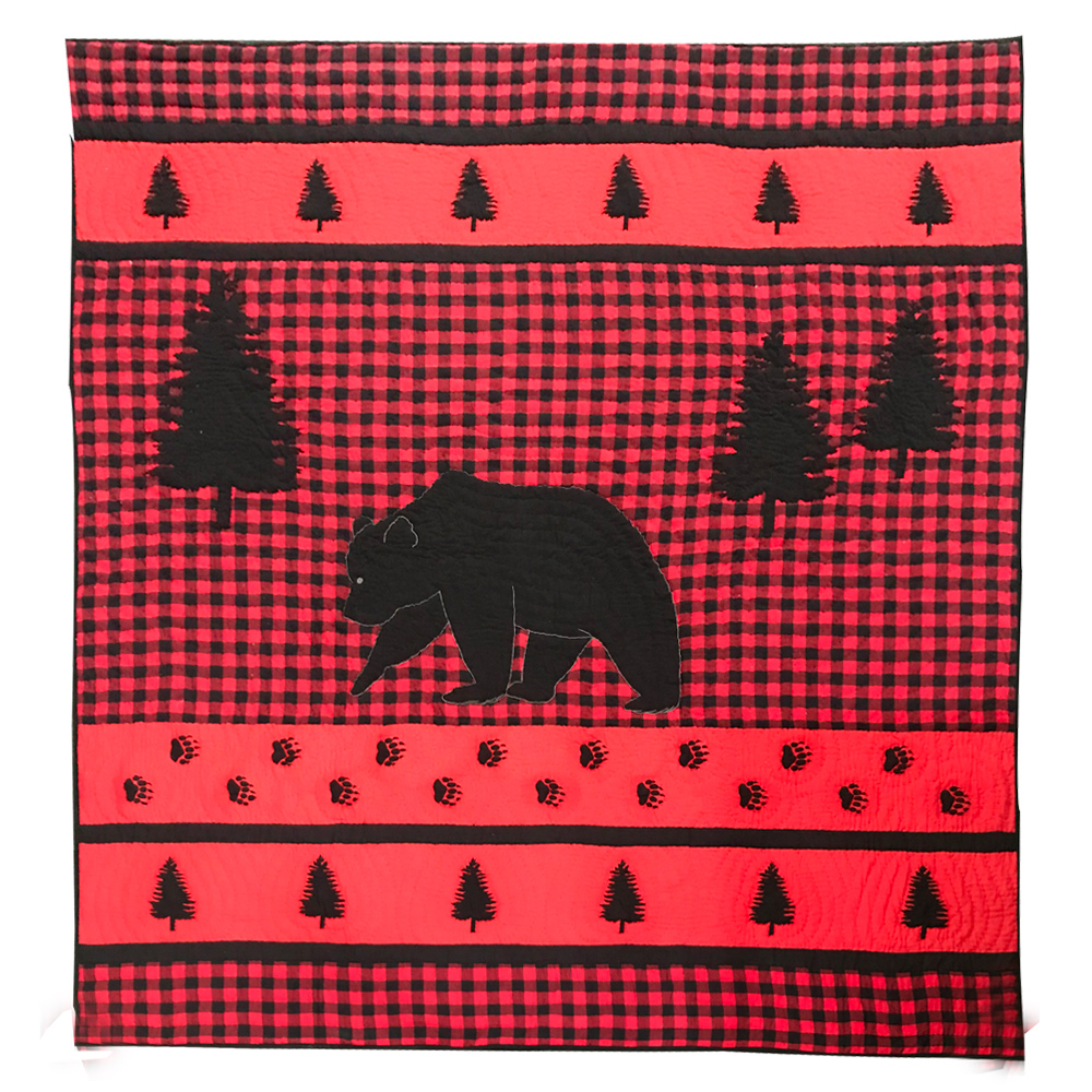 Bear Track  King Quilt 105"W x 95"L