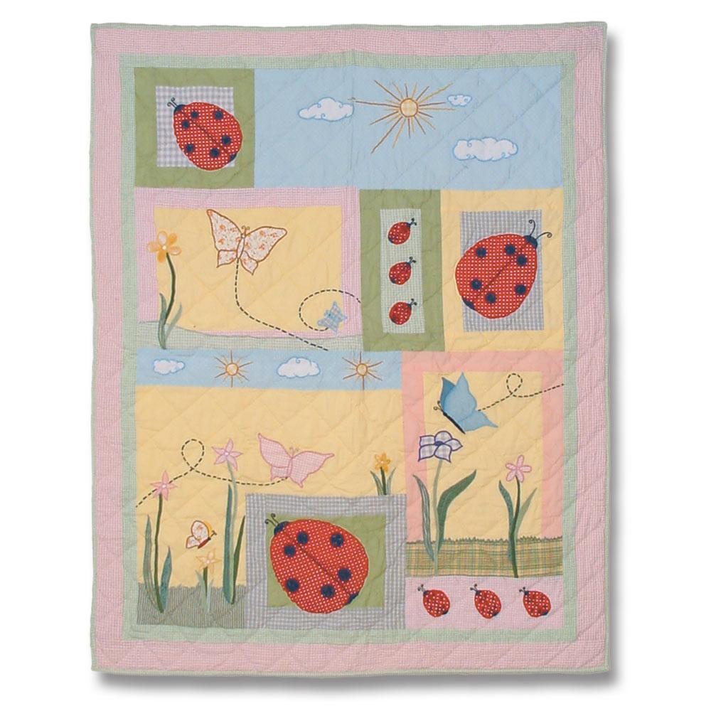 LadyBug King Quilt 105"W x 95"L