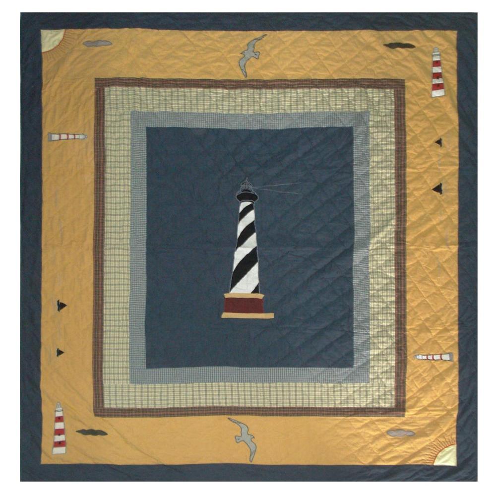 Light House Trail King Quilt 105"W x 95"L