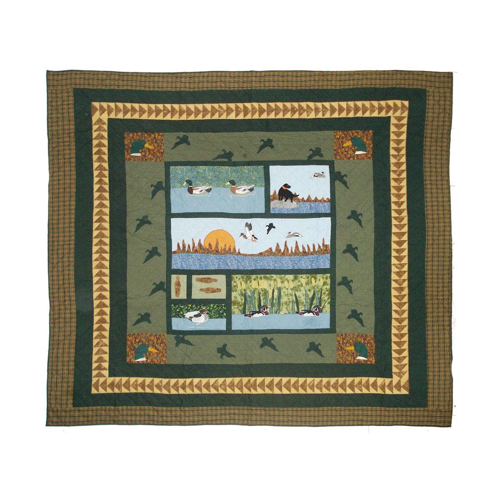 Mallard King Quilt 105"W x 95"L