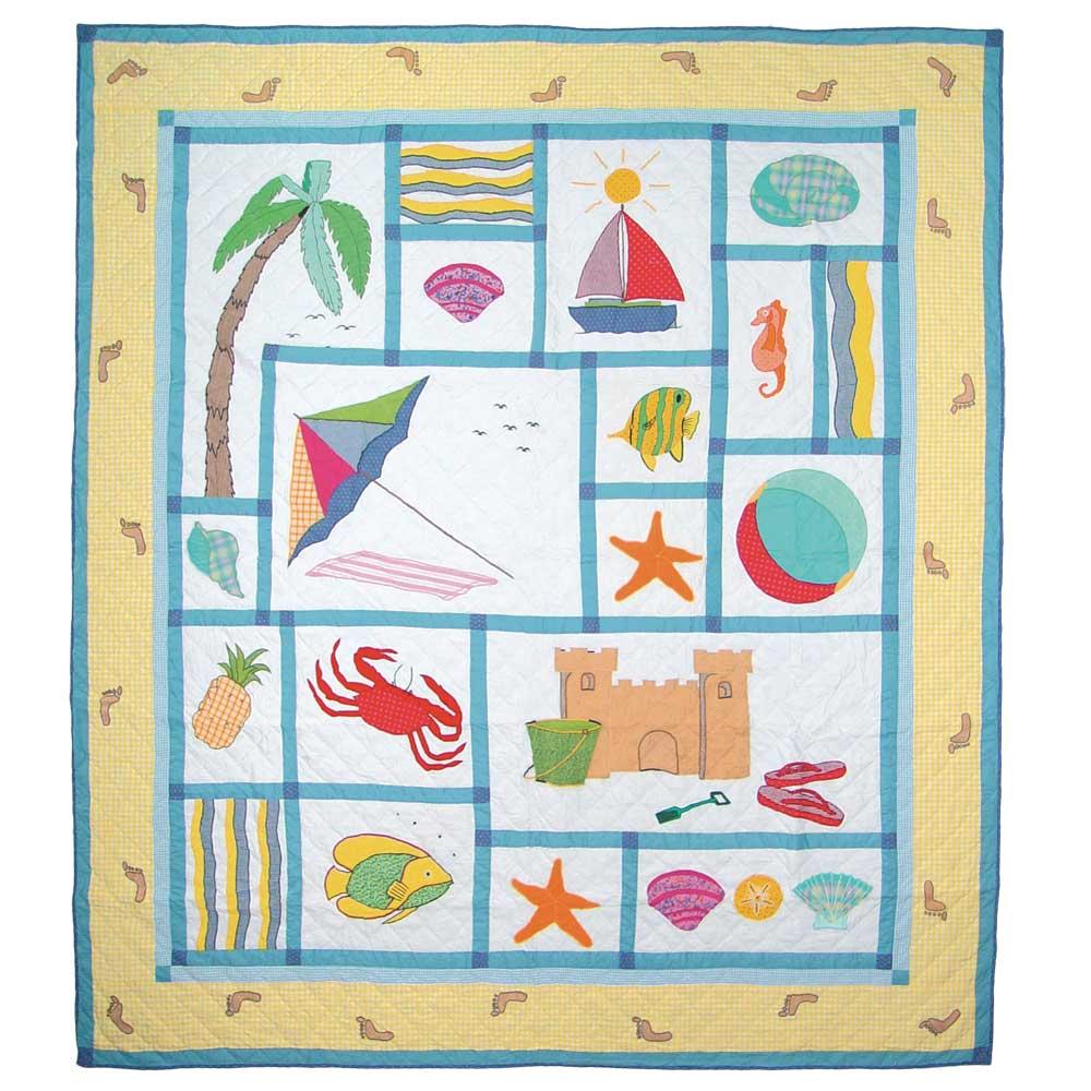 Summer Fun King Quilt 105"W x 95"L